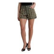 Dolce & Gabbana Short Shorts Green, Dam