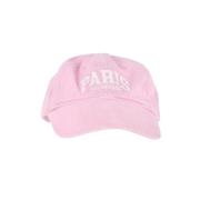 Balenciaga Vintage Pre-owned Bomull hattar-och-kepsar Pink, Dam