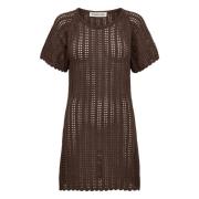 Designers Remix Knitted Dresses Brown, Dam