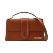 Jacquemus Le grand Bambino Väska Brown, Dam