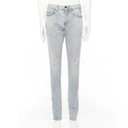 Yves Saint Laurent Vintage Pre-owned Bomull jeans Blue, Dam