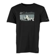 Columbia T-Shirts Black, Herr