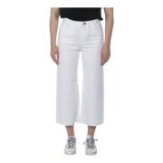 Replay Wide Trousers White, Dam