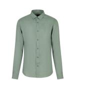 Armani Exchange Casual Shirts Green, Herr