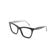 Carolina Herrera Svart Optisk Ram Stilfullt Must-Have Black, Dam