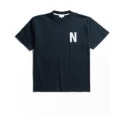 Norse Projects T-Shirts Blue, Herr