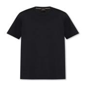 Brioni T-shirt med logotyp Black, Herr