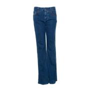 Chloé Pre-owned Pre-owned Bomull jeans Blue, Dam