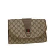 Gucci Vintage Pre-owned Laeder gucci-vskor Beige, Dam