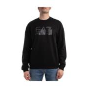 Emporio Armani EA7 Sweatshirts Black, Herr