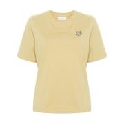 Maison Kitsuné T-Shirts Yellow, Dam