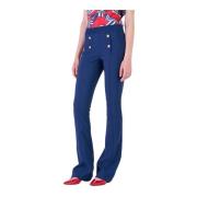 Silvian Heach Slim-fit Trousers Blue, Dam