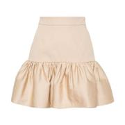 Patou Short Skirts Beige, Dam