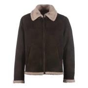 BomBoogie Leather Jackets Brown, Herr