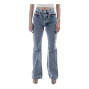 Amish Flared Jeans Blue, Dam