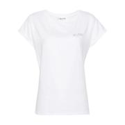 Blugirl Optisk Vit `Moda` T-shirt White, Dam