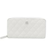 Chanel Vintage Pre-owned Laeder kuvertvskor White, Dam