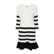 Twinset Knitted Dresses Multicolor, Dam