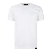 Low Brand Slim Fit Bomull T-shirt Ss24 White, Herr