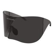 Balenciaga Black/Grey Sunglasses Bb0288S Black, Unisex