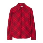 Burberry Blouses Shirts Red, Dam
