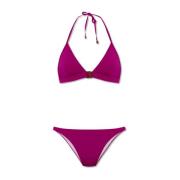 Balmain Bikini med logotyp Purple, Dam