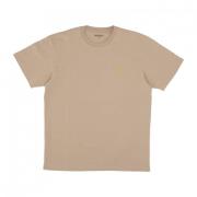 Carhartt Wip Chase T-Shirt Sable/Gold Streetwear Beige, Herr