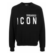 Dsquared2 Sweatshirts Black, Herr