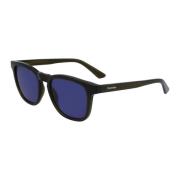 Calvin Klein Black/Blue Sunglasses Black, Herr