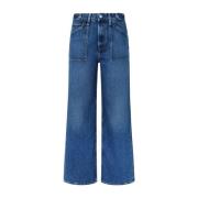 Pepe Jeans Wide Jeans Blue, Dam