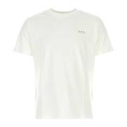 A.p.c. Klassisk Nolan T-shirt för män White, Herr