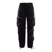 Acupuncture Wide Trousers Black, Herr