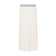 Moncler Midi Skirts White, Dam