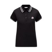Moncler Polo Shirts Black, Dam