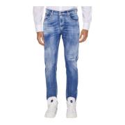 John Richmond Slim-fit Jeans Blue, Herr