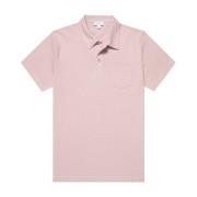 Sunspel Polo Shirts Pink, Herr