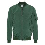 C.p. Company Bomber Jackets Green, Herr