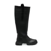 Ganni Rain Boots Black, Dam