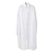 Ermanno Scervino Ultimat Lyx Spets Skjortklänning White, Dam