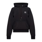 Ami Paris Hoodie med logotyp Black, Herr