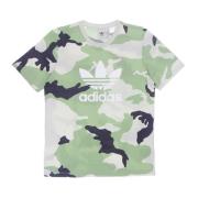 Adidas Camo All Over Print T-shirt Green, Herr