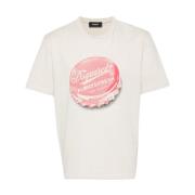 Dsquared2 Snygga T-shirts och Polos White, Herr