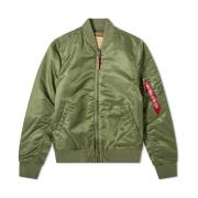 Alpha Industries Vintage Fit Flight Jacket Sage Green Green, Herr