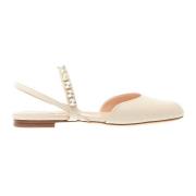 AGL Strass Slingback Beige, Dam