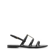 Saint Laurent Sandals Black, Dam