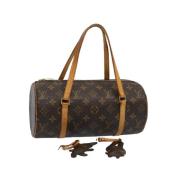 Louis Vuitton Vintage Pre-owned Canvas handvskor Brown, Dam