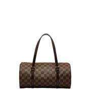 Louis Vuitton Vintage Pre-owned Canvas handvskor Brown, Dam