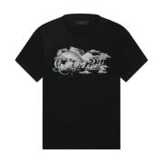 Amiri Pegasus Script Logo T-shirt Black, Herr