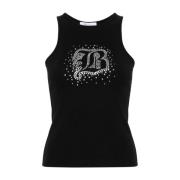 Blumarine Sleeveless Tops Black, Dam