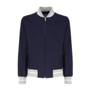 Eleventy Bomber Jackets Blue, Herr